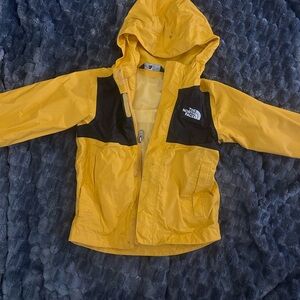 The North Face Kids Yellow Raincoat